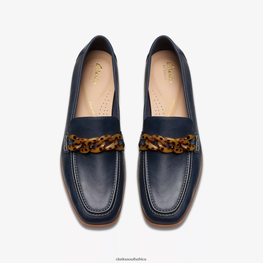 2Z8V2H225 Sarafyna Iris Clarks Navy Leather