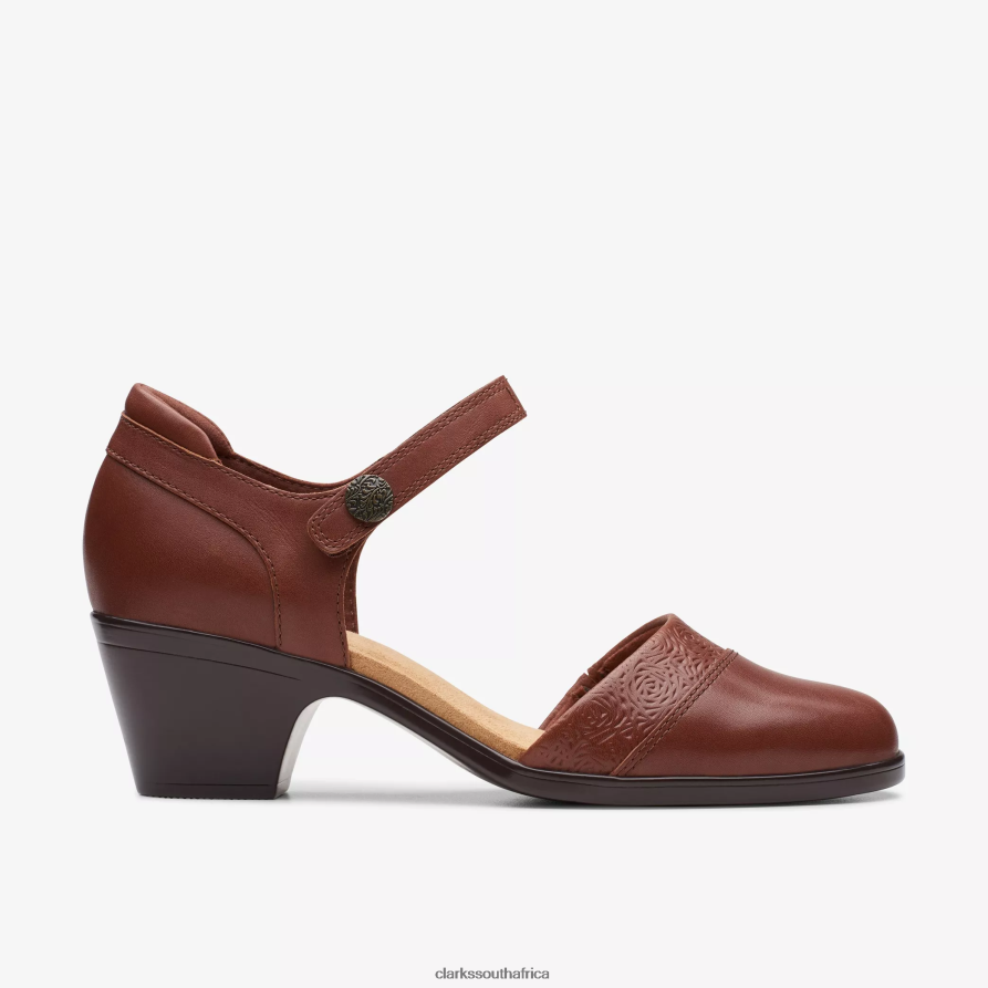 2Z8V2H539 Emily 2 Ketra Clarks British Tan Leather