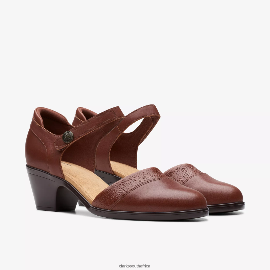 2Z8V2H539 Emily 2 Ketra Clarks British Tan Leather