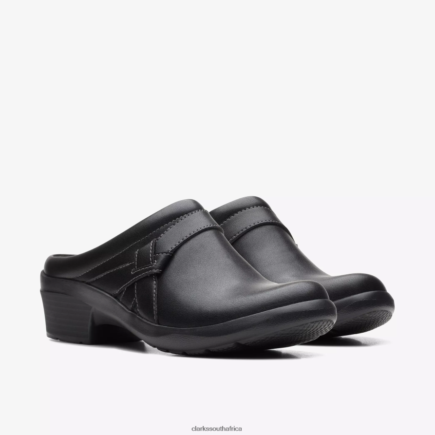 2Z8V2H592 Angie Mist Clarks Black Leather