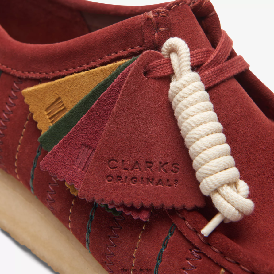 2Z8V2H690 Wallabee Clarks Burgundy Combination